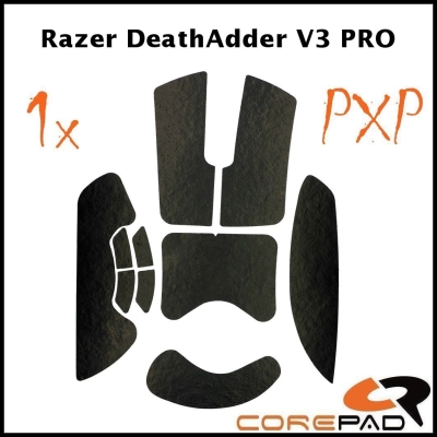 Corepad PXP Grips #2207 noir Razer DeathAdder V3 Pro / Razer DeathAdder V3
